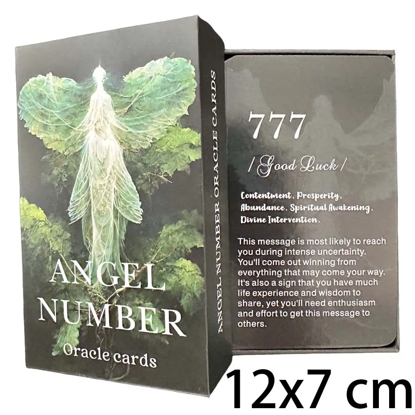 

12X7CM Angel Number Oracle Cards Games