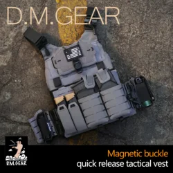 Kamizelka taktyczna magnetyczna DMgear moduł Molle kamizelka na zewnątrz kamuflaż Quick Release