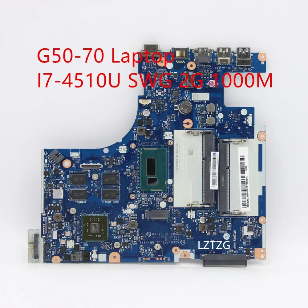 Motherboard For Lenovo G50-70 Laptop Mainboard I7-4510U SWG 2G 1000M 5B20G36668