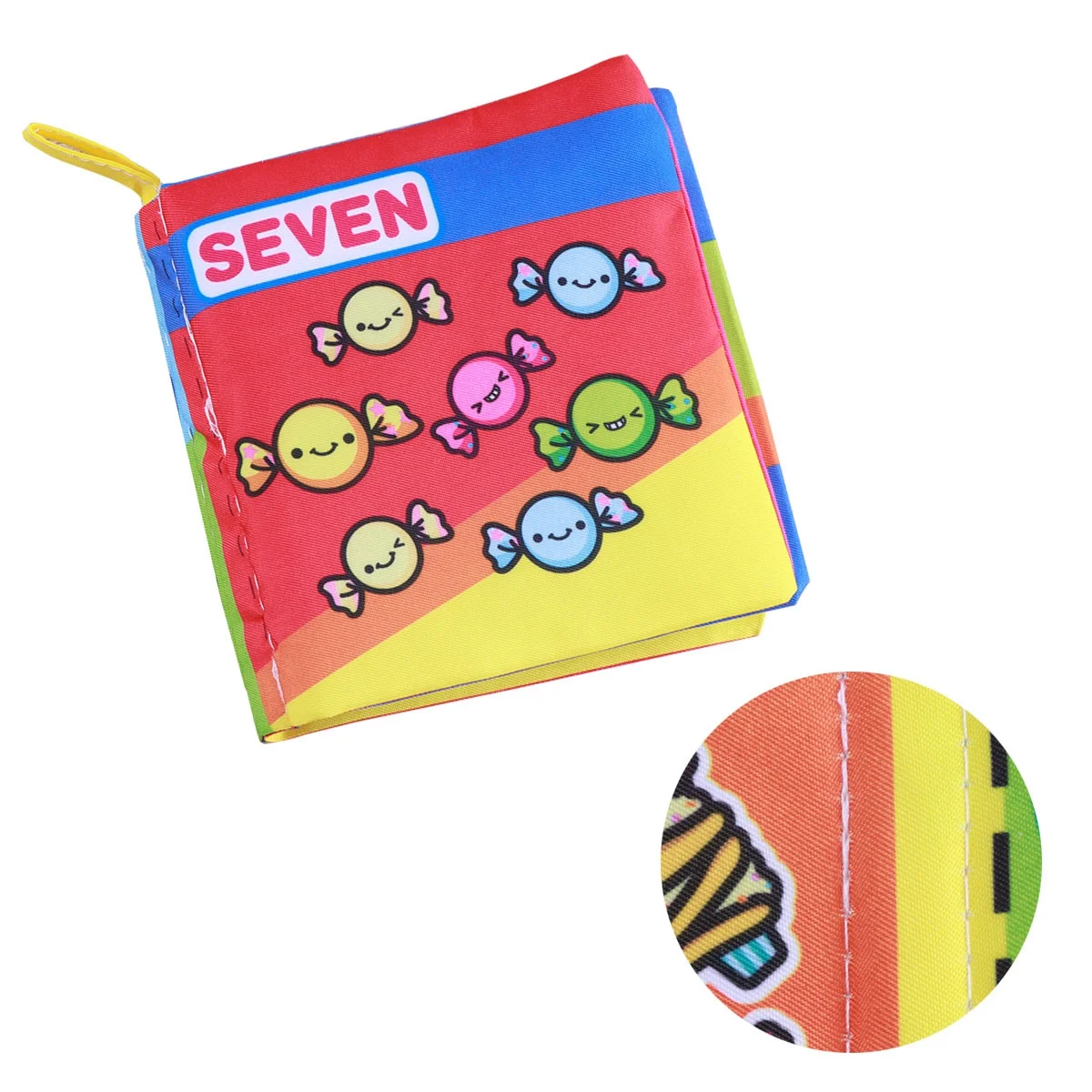 Livro de pano para bebês, tema de números, aprendizagem precoce, presente educacional para bebês, leitura de desenvolvimento, linguagem de habilidades sensoriais