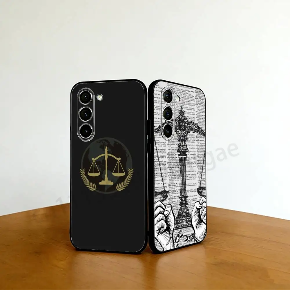 Law Judge Justice Lawyer Phone Case For Samsung GalaxyA53,51,72,73,31,30,42 Ultra Protective Phone Shell