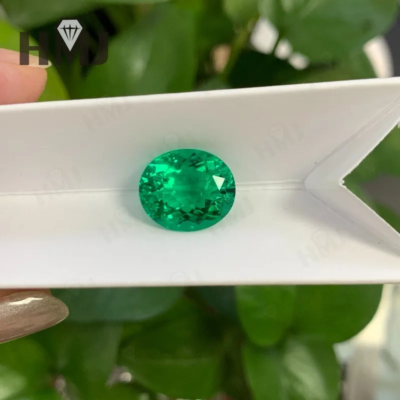 

Изумруды HMJ, выращенные в лаборатории, овальной огранки, гидротермальные, ручная огранка, с трещинами и включениями внутри, с возможностью выбора, с сертификатом AGL, в форме бусин