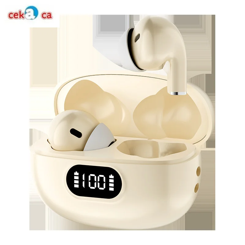 

CEKACA Wireless Headset Pro9s Long Battery Life Earbuds Sports Digital Display Good Sound Quality Stereo