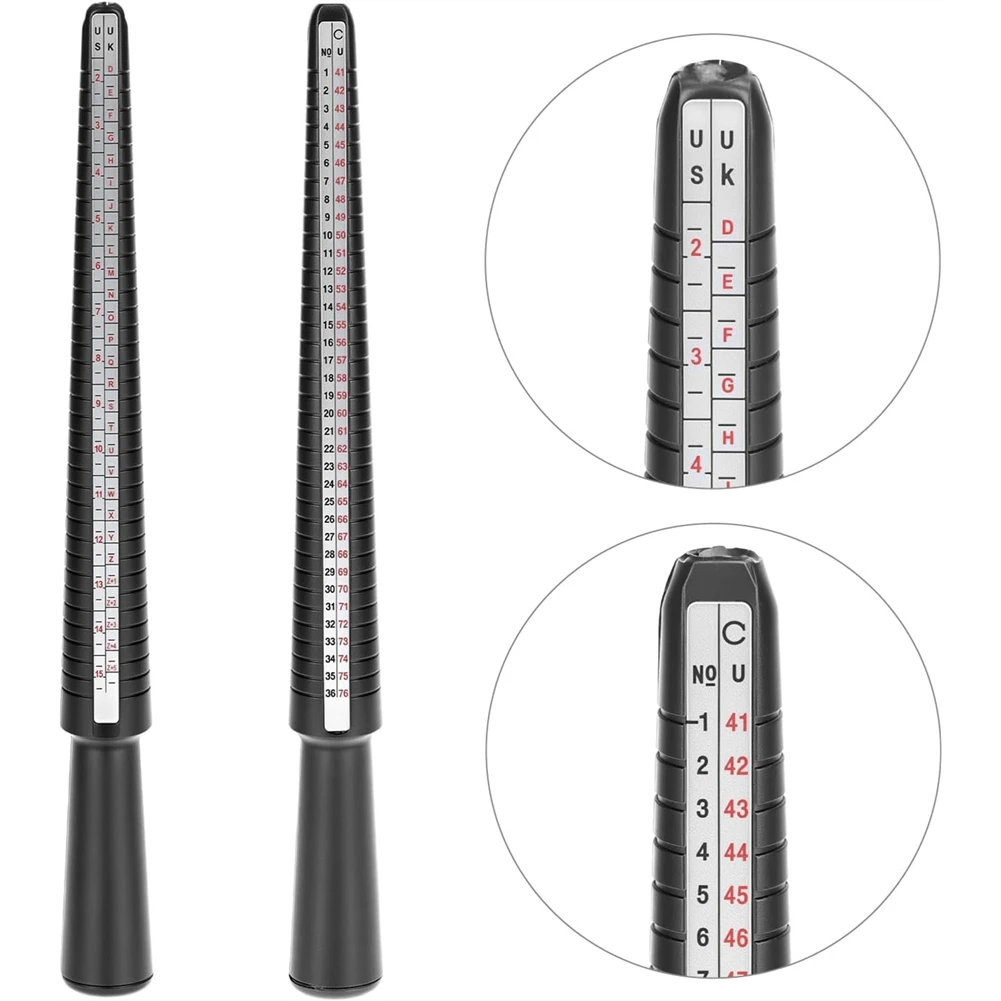 

Набор инструментов для измерения размера кольца, измерительные кольца, многоразовые ремни 1-17, размеры США 0-13 для точного определения размера ювелирных изделий [2026 MOCC]