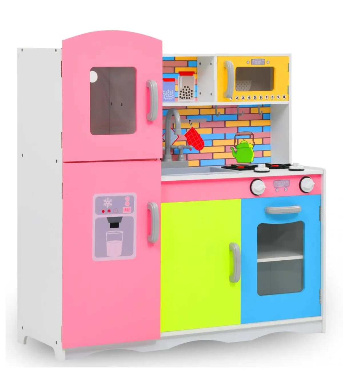 Kitchen and food toys multicolored MDF toy 80x30x85 cm