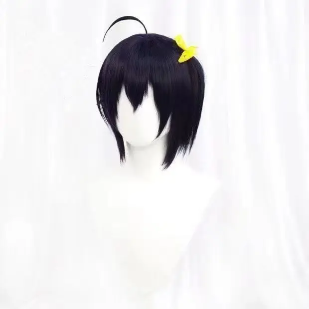 ‌ Anime Rikka Pruik - Chunibyo Karakter Cos Haar met Zijstaart Inclusief Gratis Lint Hoofdband Halloween/Carnaval Feestaccessoires