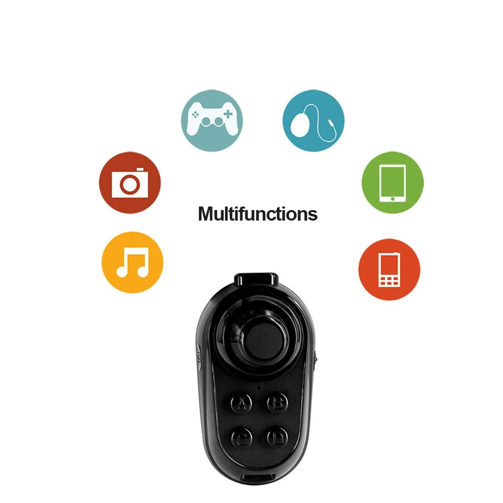 R1 Finger Ring Style Bluetooth Phone Controller Gamepad Remote Control for Android IOS Smartphone E-book Tablet PC VR Headset