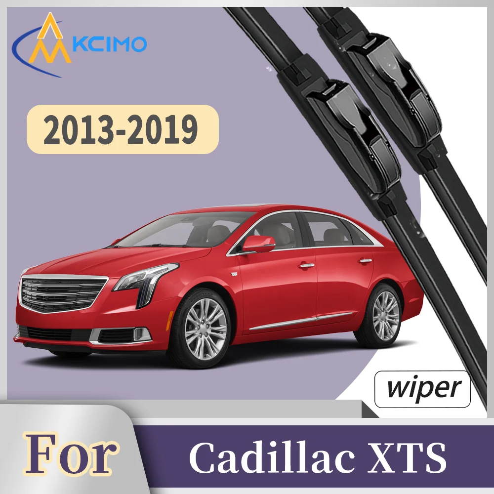 

All-Season Front Windscreen Wiper Blades For Cadillac XTS 2013-2019 Long Lifespan Anti-Aging Windshield Accessory Set 2Pcs