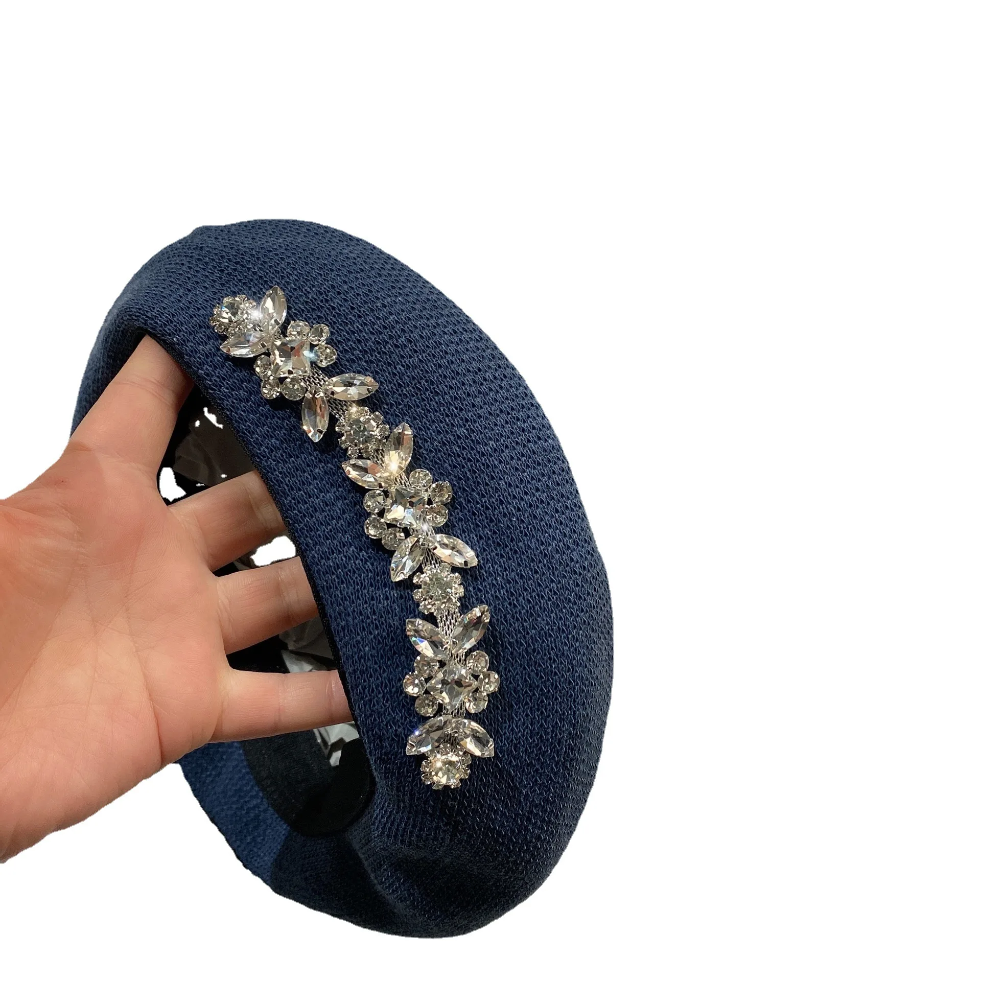 Wiosna letnia, z siatką kobiet Beret kapelusz oddychająca Gorra Femme Chapeaux Cap luksusowe Rhinestone Fedoras czapka z daszkiem Bonnet kapelusz słońce — zdjęcie 2