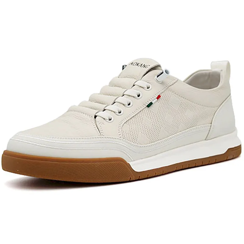 

Мужские повседневные кроссовки Aokang на плоской подошве, весна 2025, на шнуровке, коллекция Spring 79 Meters, комфортные кеды