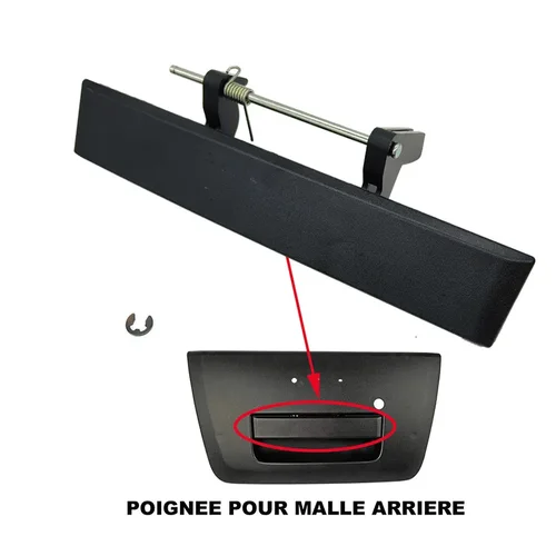 Imagen 2 del producto Manija de puerta trasera para NISSAN FRONTIER NAVARA D40 III 3, abridor de puerta, PICKUP, 90606-EA810, 90606-EB705