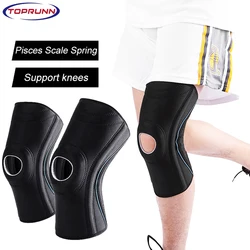 Kniecompressiemouw, kniebrace voor heren dames met patella-sponspads en zijstabilisatoren, kniesteun voor trainen, hardlopen