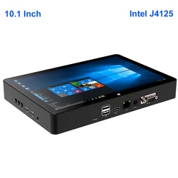 2024 Tablet PC do montażu na ścianie POE Box Industrial Windows 10 10,1-calowy ekran dotykowy Intel J4125 16 GB RAM 1 TB RJ45 4G LTE Sim RS232