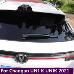 Rear Windshield Window Windscreen Rain Wiper Cover Trim Decoration Frame Fit For Changan UNI-K UNIK 2021 - 2024 Car Accessories