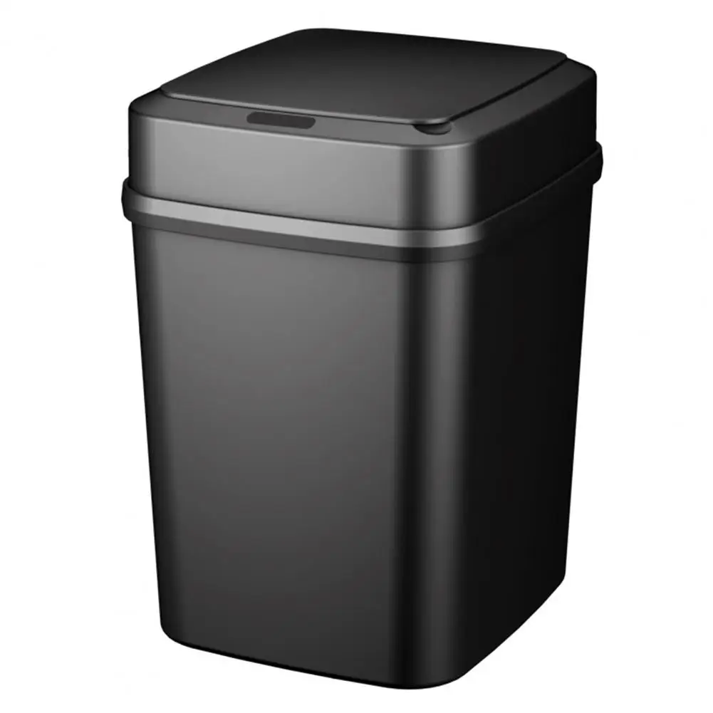 12 L Smart Trash Can With Lid No Touch Infrared Induction Low-energy Electric Intelligent Automatic Sensor Rubbish Bin Kitchen