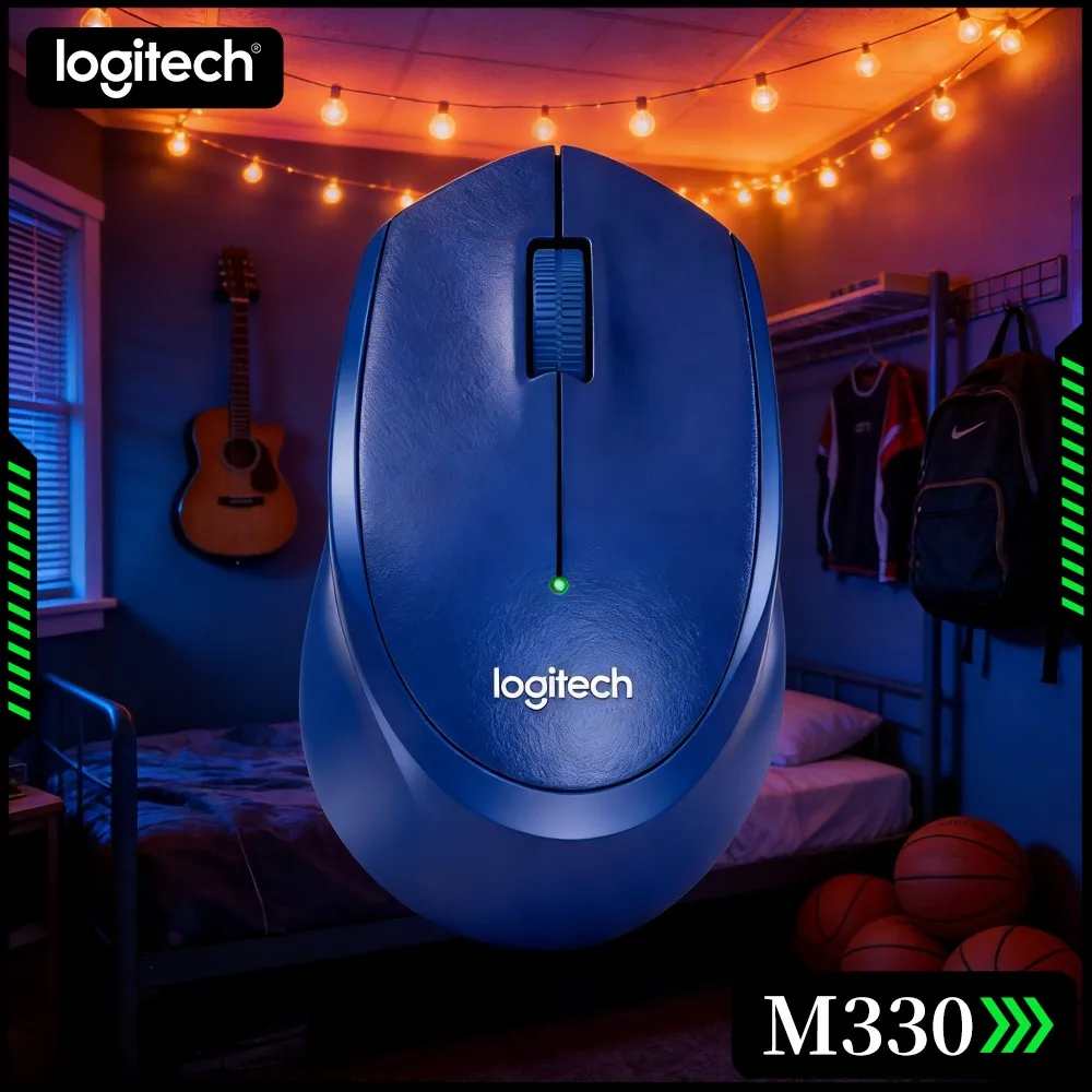 External Shutdown Toggle Logitech M330 Silent Wireless Mouse Save Battery For Long Storage And Transport Period
