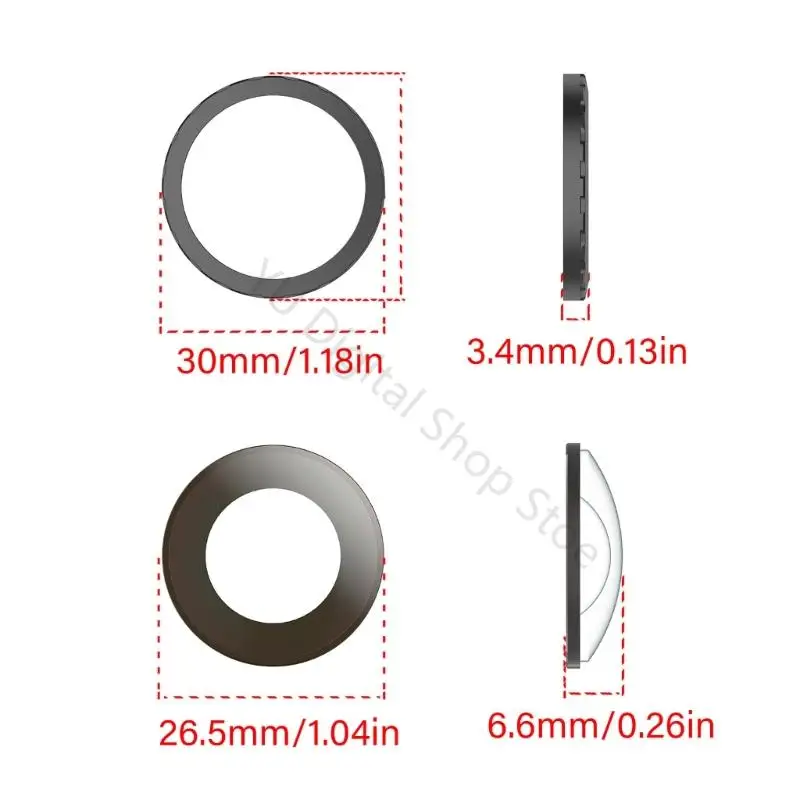 96BA Kameraobjektiv-Reparatursatz mit Glasabdeckung und Werkzeug zum Entfernen der Halterung – Detail 6