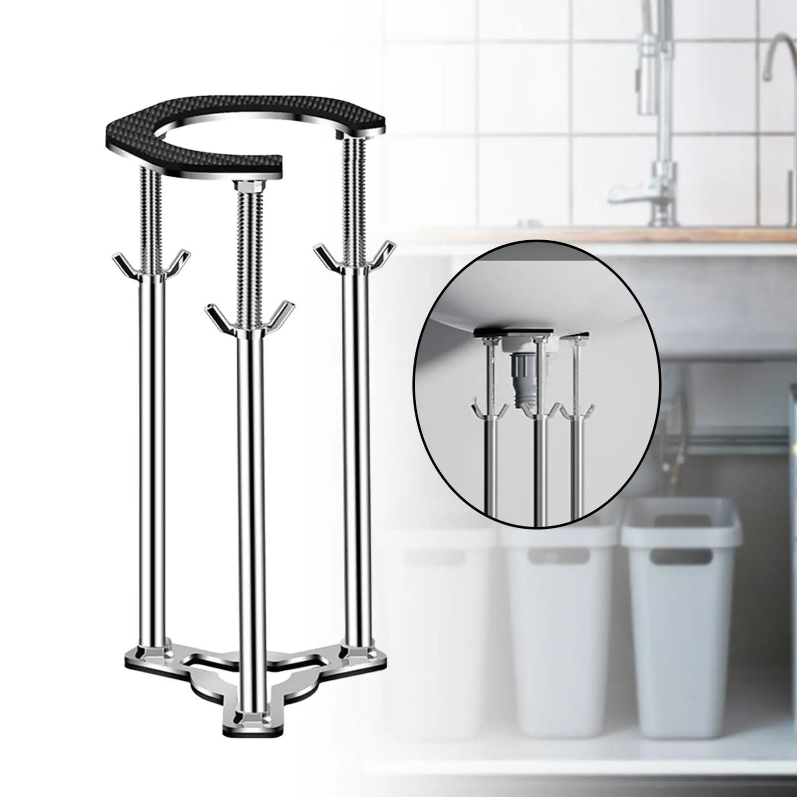 Undermount Sink Bracket Anti Slip Repair System for Decor Kitchen Wash Basin