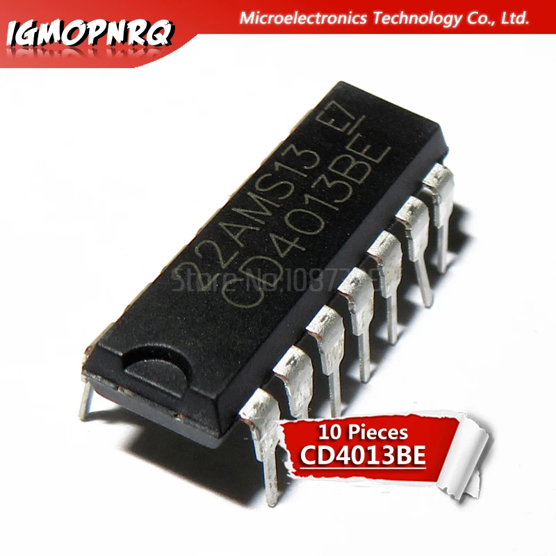 10ชิ้น CD4042BE CD4044BE CD4049BE CD4050BE CD4068BE CD4081BE CD4011BE CD4013BE CD4015BE จุ่ม CD4017BE