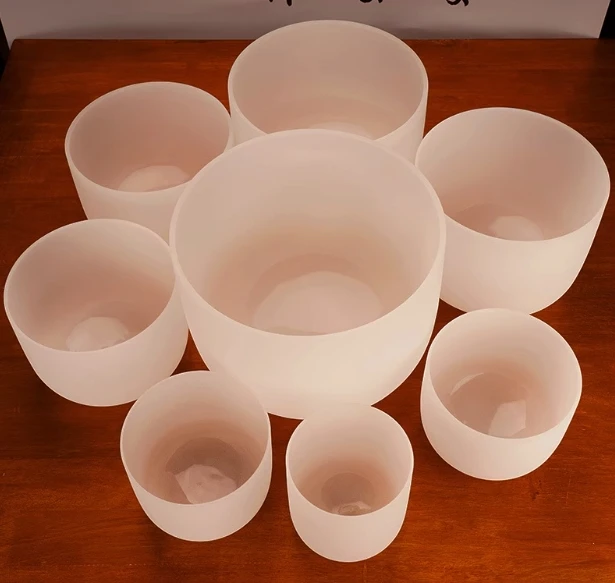 

Hotsale Quartz Crystal singing bowl chakras 8'' - 24''