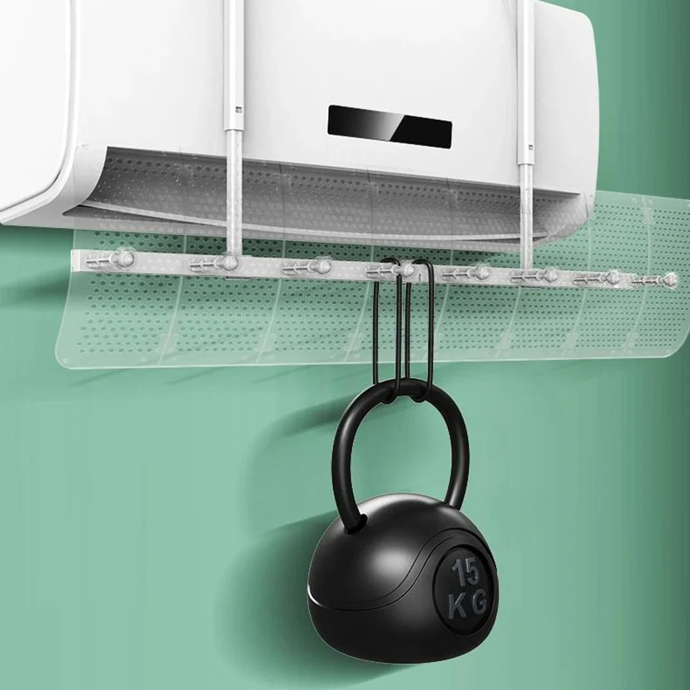Adjustable 8 For Leaf Wind Deflector for Wall Mounted Air Conditioning Units to Redirect Cold Air and Reduce Direct Blowing