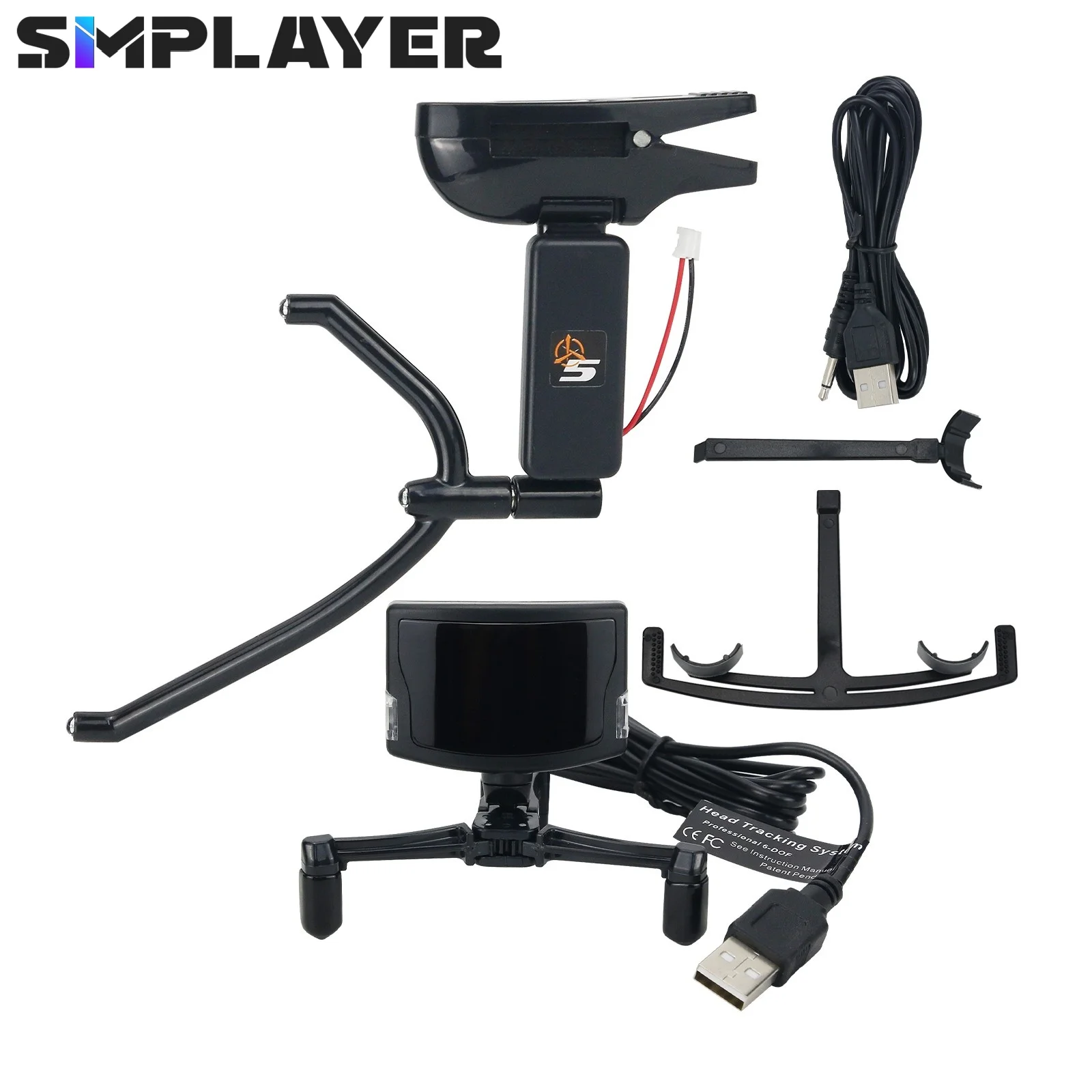 

Simplayer TrackNPClip Active Infrared Head Tracking Bracket & Head Sight Tracker for TrackIR5/TrackNP5