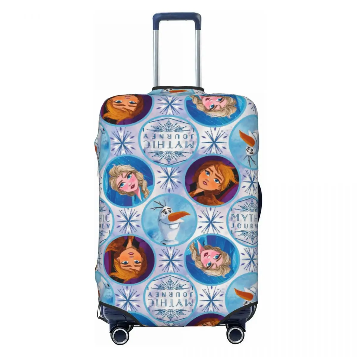 

Elsa Anna Frozen Princess Suitcase Cover Elastic Cartoon Travel Luggage Covers for 18-32 inch