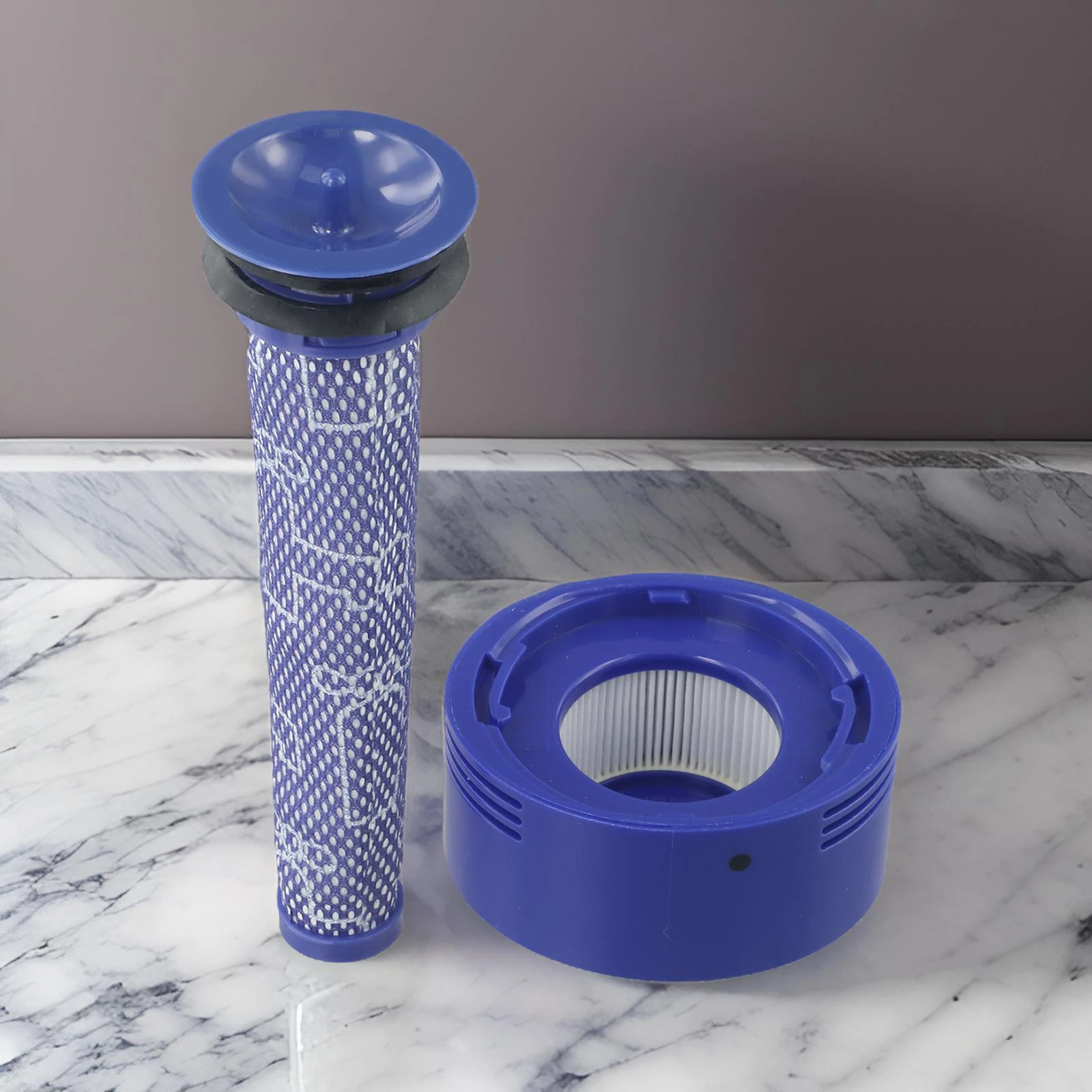 

Набор высококачественных голубых пластиковых фильтров для Dyson V8 V7 Animal Absolute, беспроводной пылесос, легко заменить