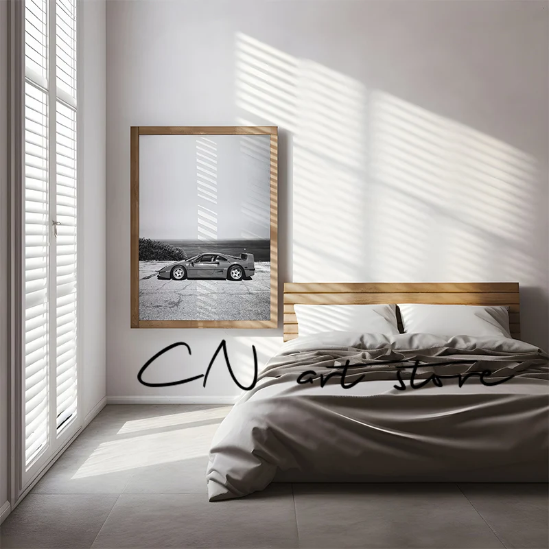 Vintage Classic Sports Car Top Speed Car Side View Series Art Poster Canvas Painting Wall Prints Picture Living Room Home Decor
