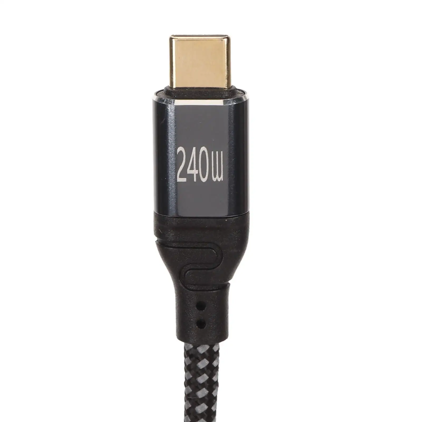 9.8ft Type C to USB C Charging Cable - 480Mbps Fast Data Transfer, Durable Nylon, E-Mark Chip, PD240W for Home Use