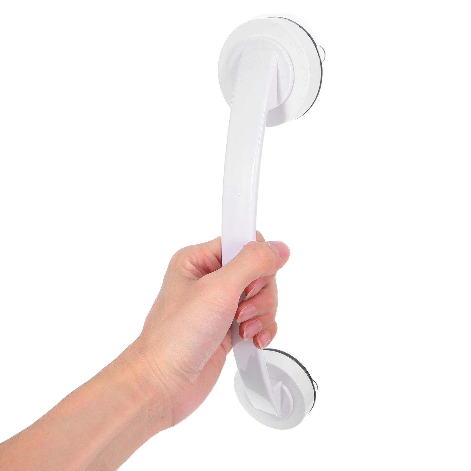 

Large White ABS Bathroom Safety Grab Bar Wall Mounted Strong Load Bathroom Handrail Elderly Toilet Support Shower Bars
