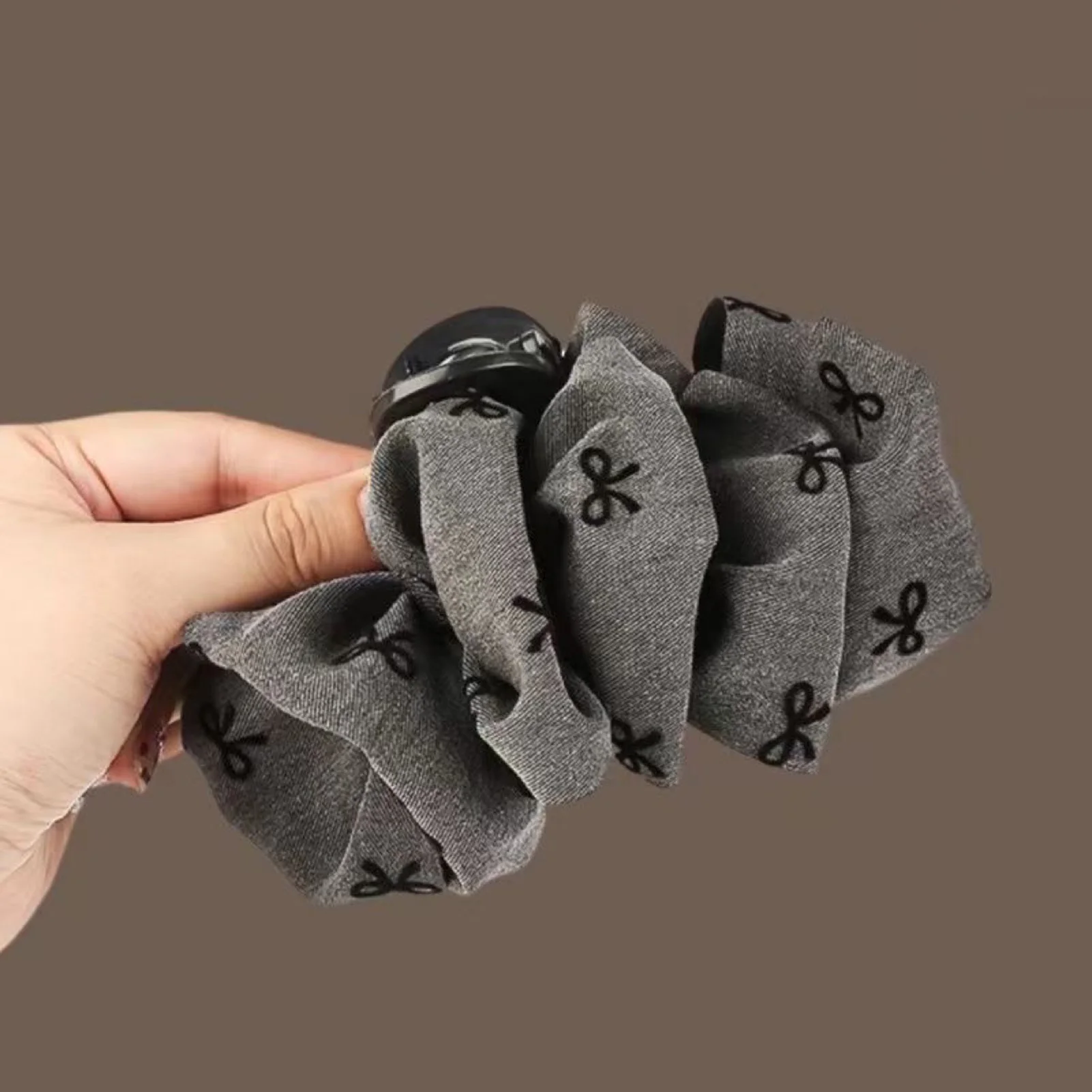Women Elegant Three Layers Large Chiffon Bow Hair Claw Sweet Hair Decorate Headband Hair Claw Clip Fashion Hair Accessories