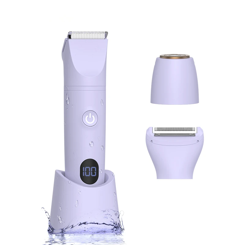 

IRUIBEAUTY 599 3 в 1, электрический эпилятор, триммер для бикини, водостойкая женская бритва для удаления бакенбардов, губ, частный триммер для волос