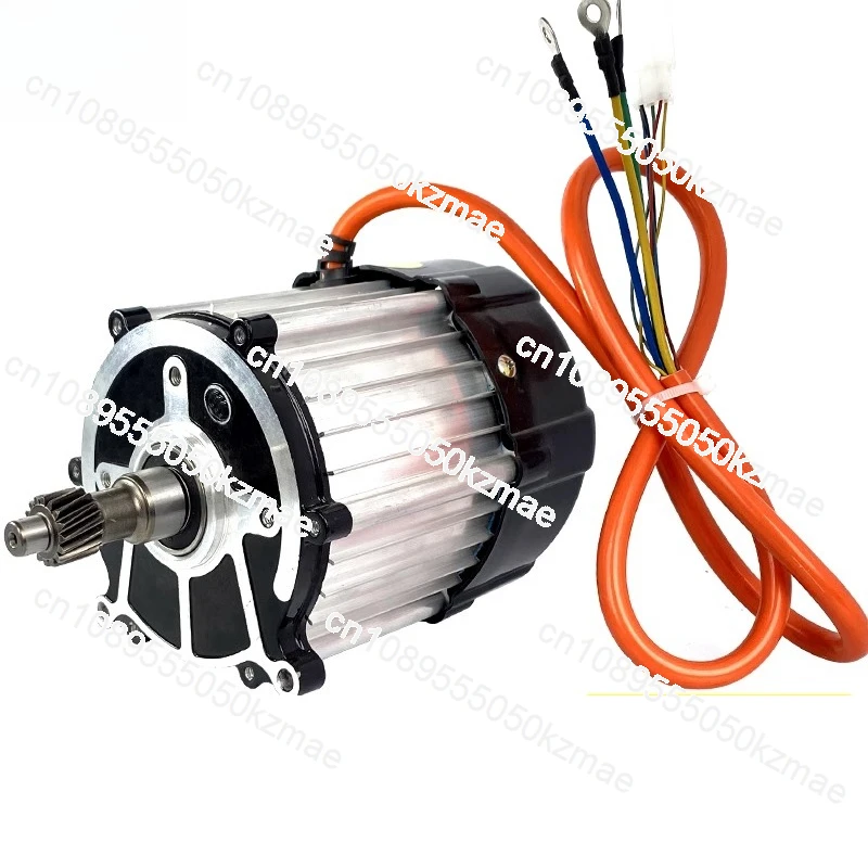 48V 72V 1200W Brushless DC Motor, High Torque Permanent Magnet Motor for Electric Tricycle and Vehicle