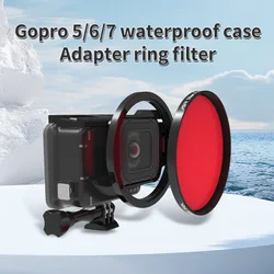 UV CPL ND4 ND8 ND16 ND32 ND64 Night Red Pink Magenta Star 15X for Gopro Hero 5 6 7 Lens Filters Action Camera Accessories