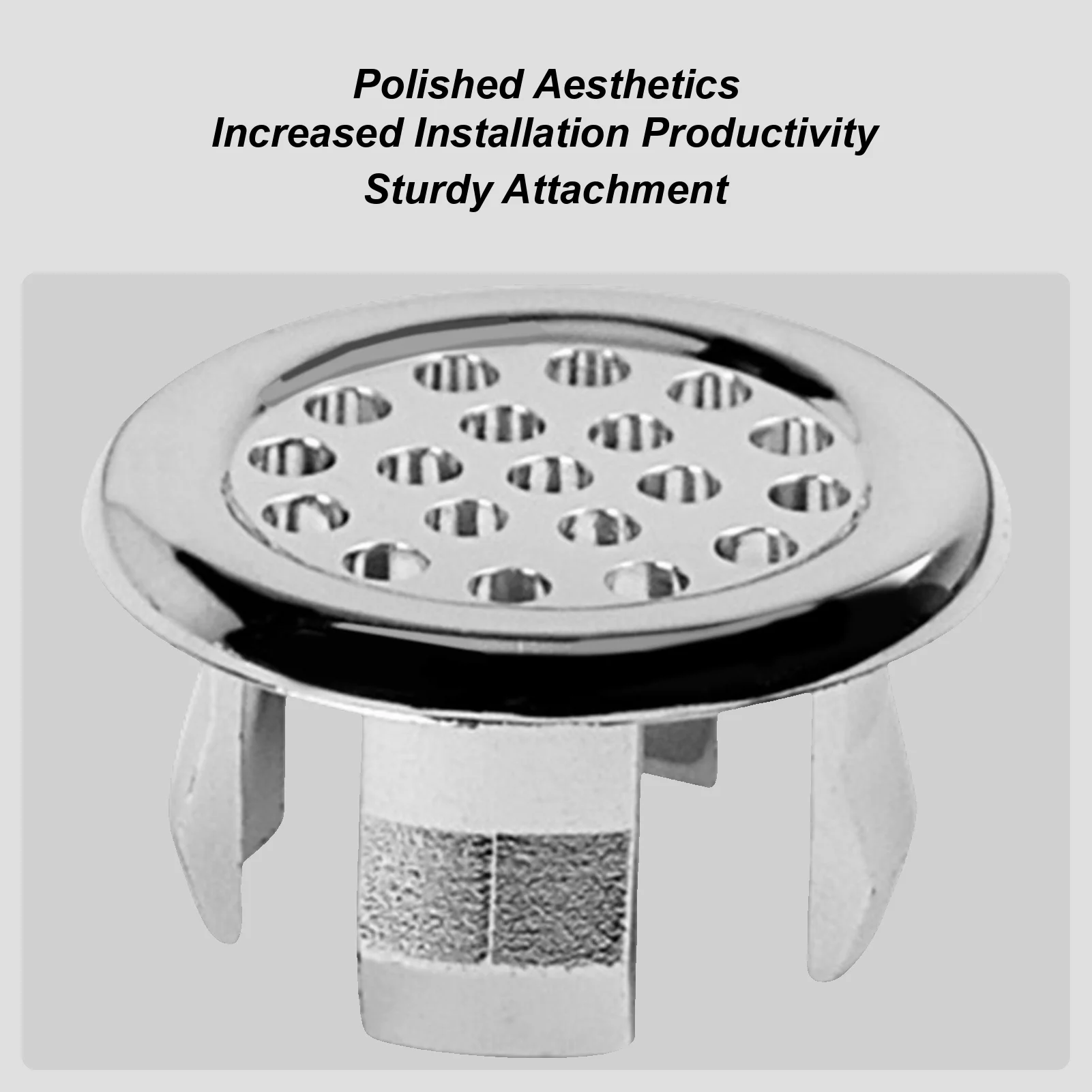 Bathroom Overflow Drain Cover sink overflow ring Round Basin Trim Drain Cap Cover Bathroom Basin Circular Overflow Drain Cover