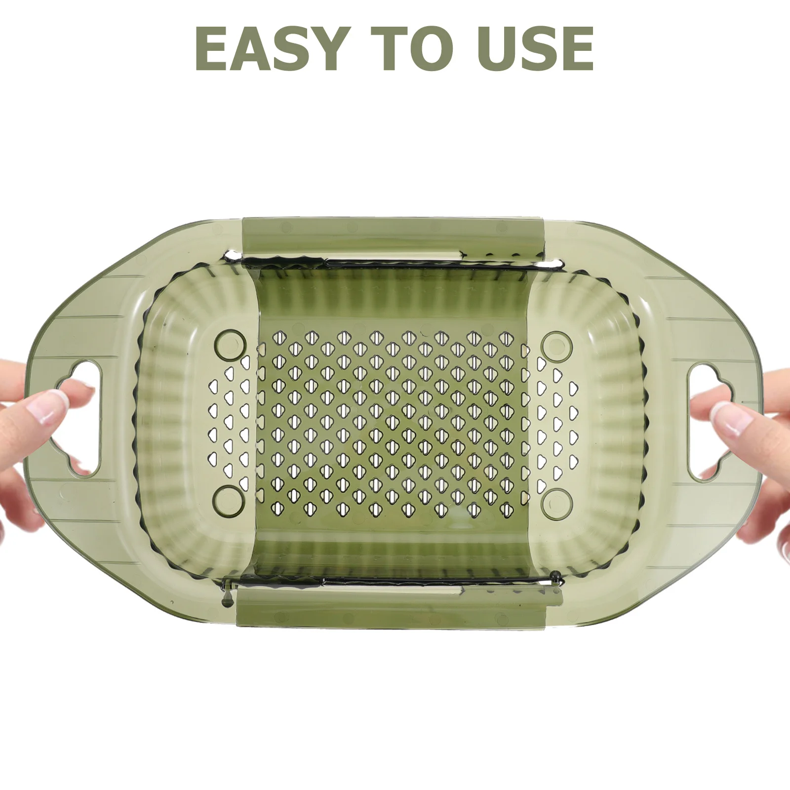 

Expandable Over The Sink Strainer Basket Retractable Colander Sink Fruit Vegetable Drain Basket Kitchen Essentials