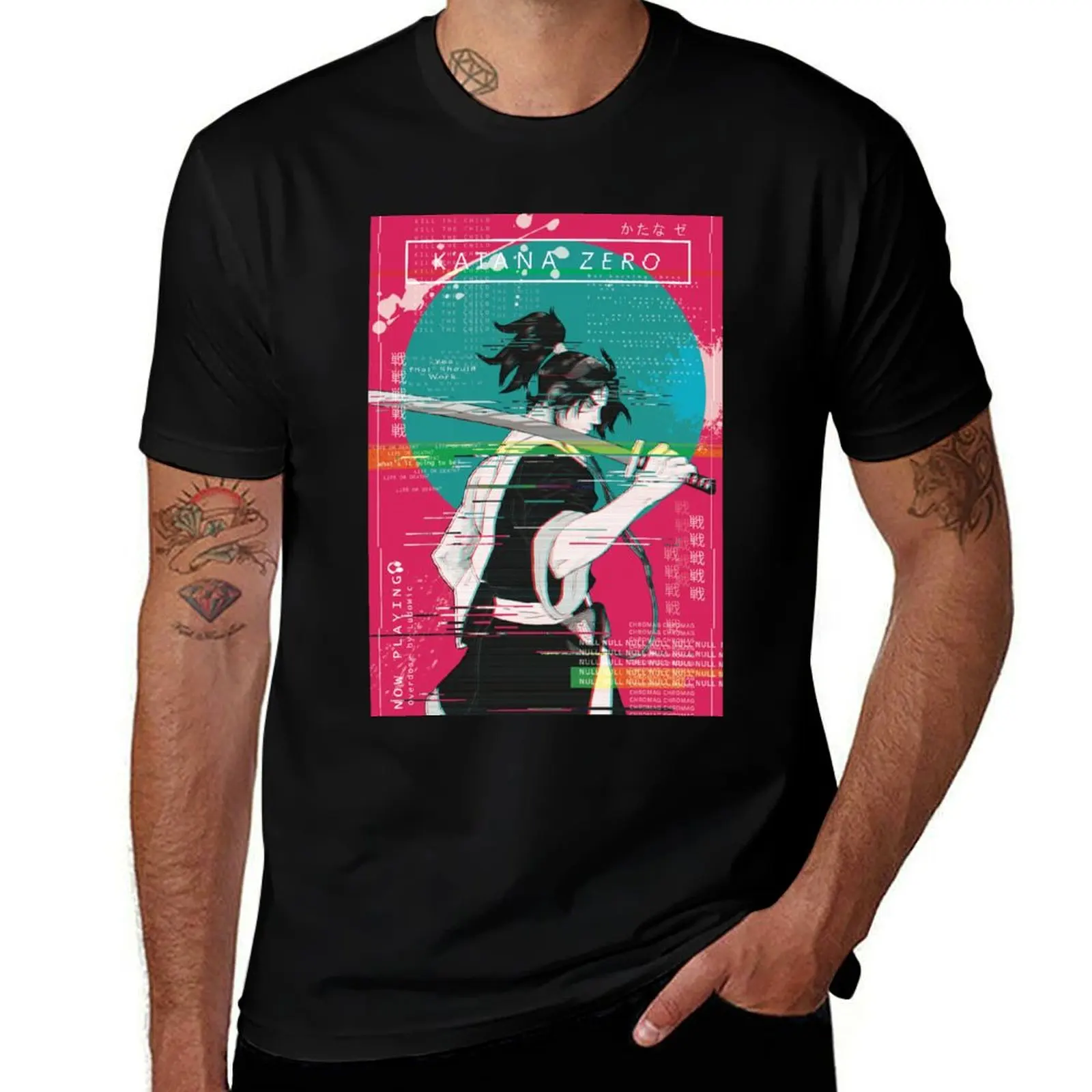 Katana Zero Option 1 T-Shirt Essential Solid Color T-Shirt