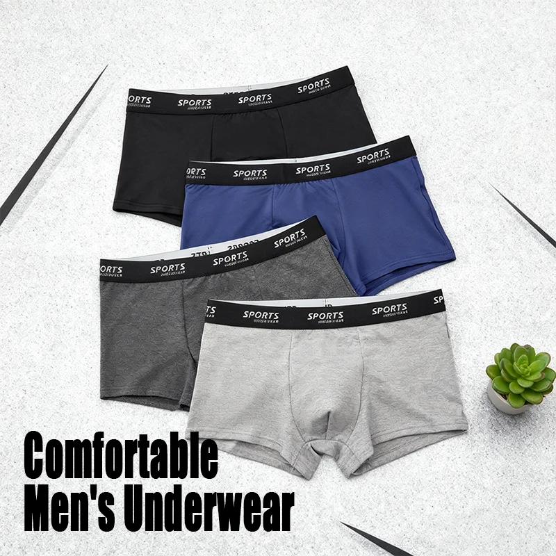 

Mens Underwear Breathable Boxer Briefs for Men Soft Stretchy Men's Underwear with Fly