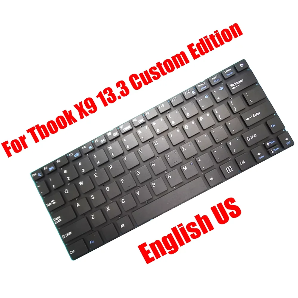 

Replacement For T-bao For Tbook X9 13.3 Custom Edition English US Laptop Keyboard Black Without Frame New