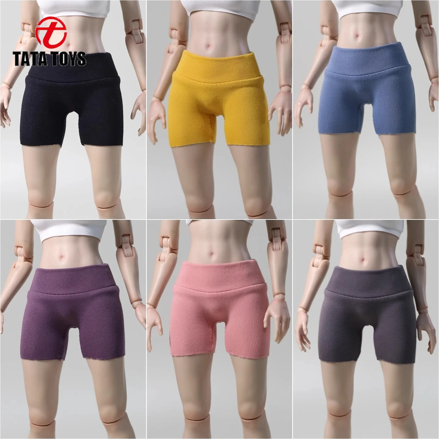 1/6 Scale female dolls clothes short pants yoga shorts fit 12'' action figure body model