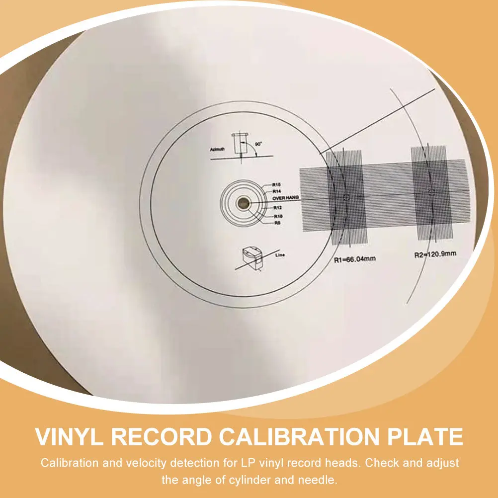 

Turntable Alignment Protractor Mat Vinyl Record Calibration Plate Acrylic Anti-Sliding Pickup Adjustment Tool Cartridge Angle