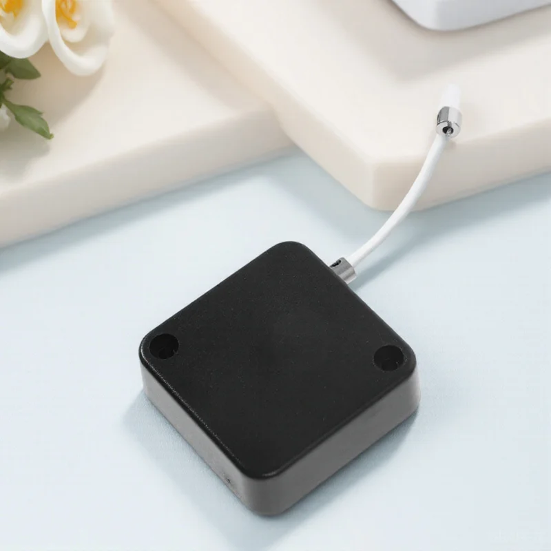 Telescopic Anti Theft Cable Box Retractable Steel Wire Lock for Merchandise Display Wide Applications Retractable Cable Locks