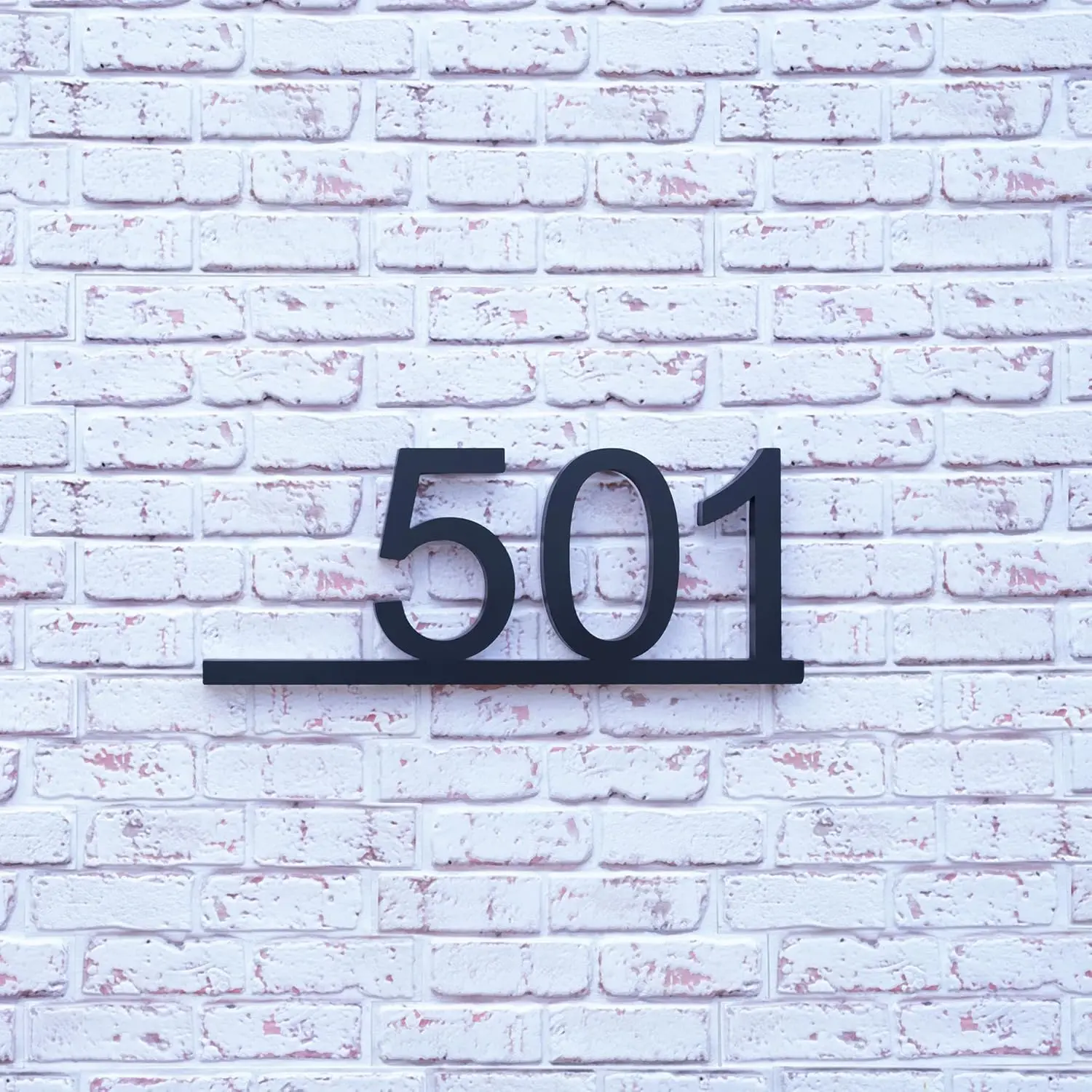 Solar Backlit House Numbers for Outside, Personalized Light Up LED Address Number Signs, illuminated address numbers for house