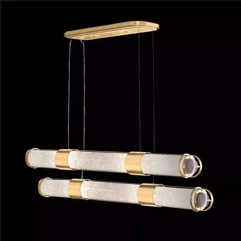 

Italian style light luxury minimalist aisle wall lamp Nordic restaurant long bar counter pendant light