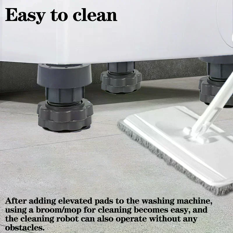 Washing Machine Stand Adjustable Heightener Fridge Dryer Leveling Foot Pad