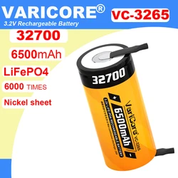 VariCore 3.2V 32700 6500mAh LiFePO4 Battery 35A Continuous Discharge Maximum 55A High power battery+Nickel sheets