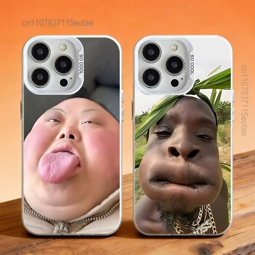 

Ugly Man Funny prank Phone Case For iPhone 17,16,15,14,13,12,11,Pro,Max,Plus,SE,Air,Mini Anti Fall White Bumper