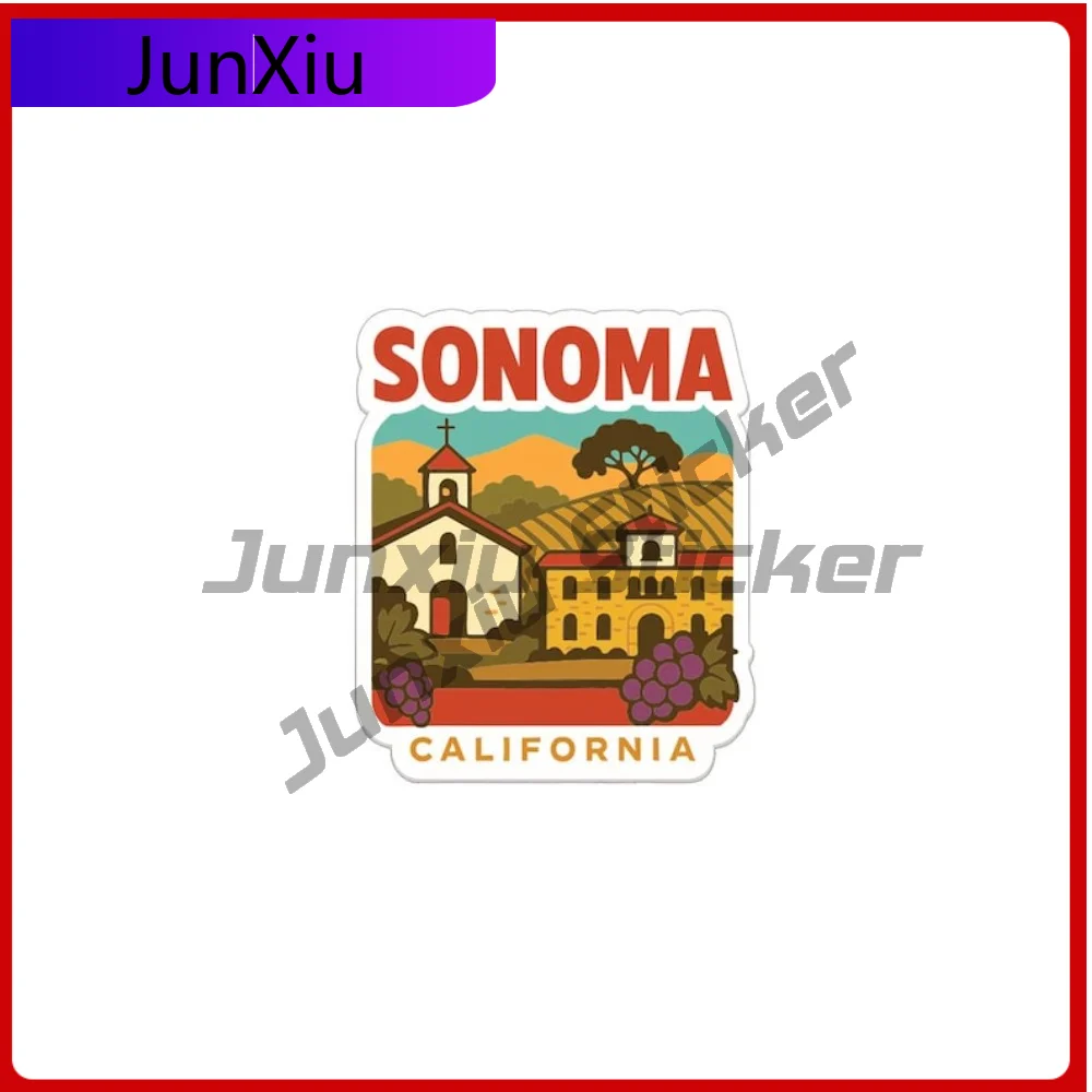

Sonoma California Travel Sticker Vinyl Decal Decor Custom Van Stickers And Decals Bycicle Window Phone Trunk Windshield Stickers