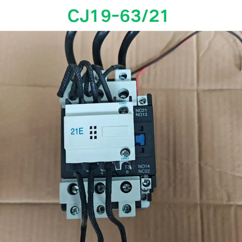 Second hand test OK  CJ19-63/21 Capacitor switching contactor